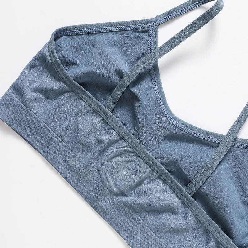Ribbed Ruched Camisole Bralette