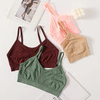 Ribbed Ruched Camisole Bralette